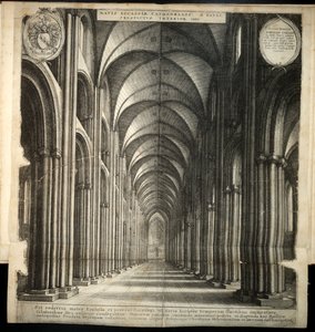 San Paolo. La navata. Stato 1 da Wenceslaus Hollar